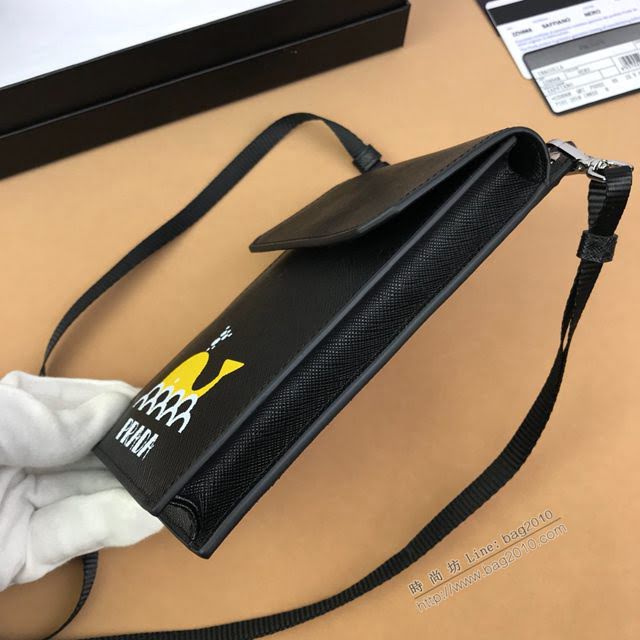 prada手機包 普拉達最新小挎包 2ZH068 PRADA男女手機包  pyd2287